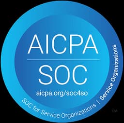 Badge de certification de conformité SOC 2 Type II et SOC 3