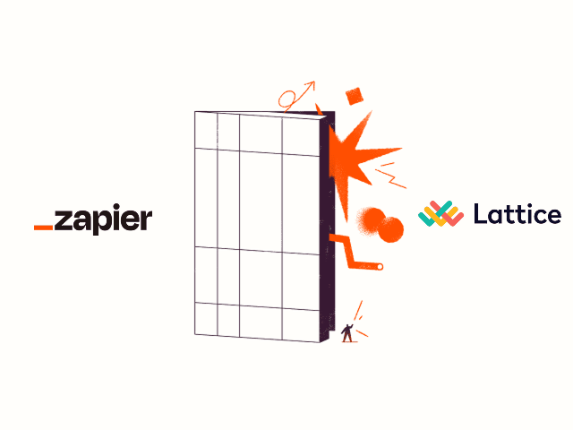 zapier illustration 2 with lattice logotipo