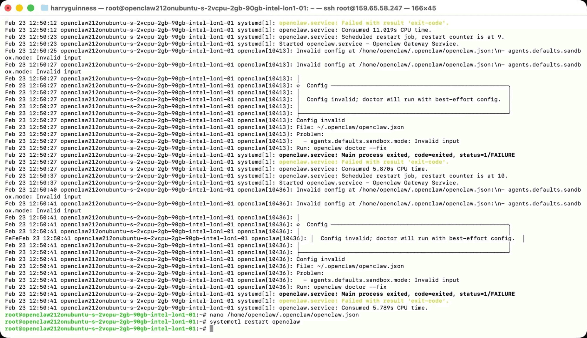 The OpenClaw interface.