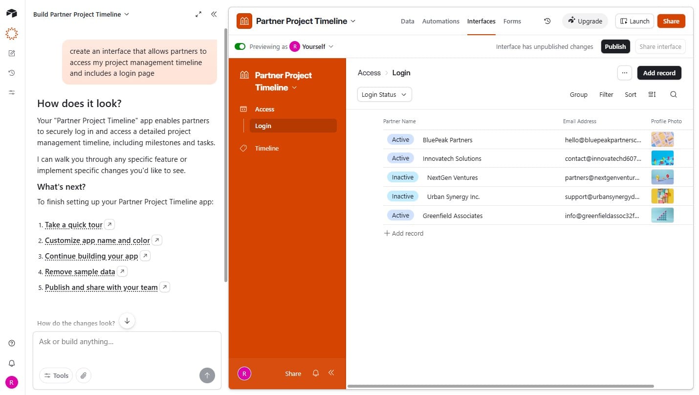 Airtable's Omni AI assistant.