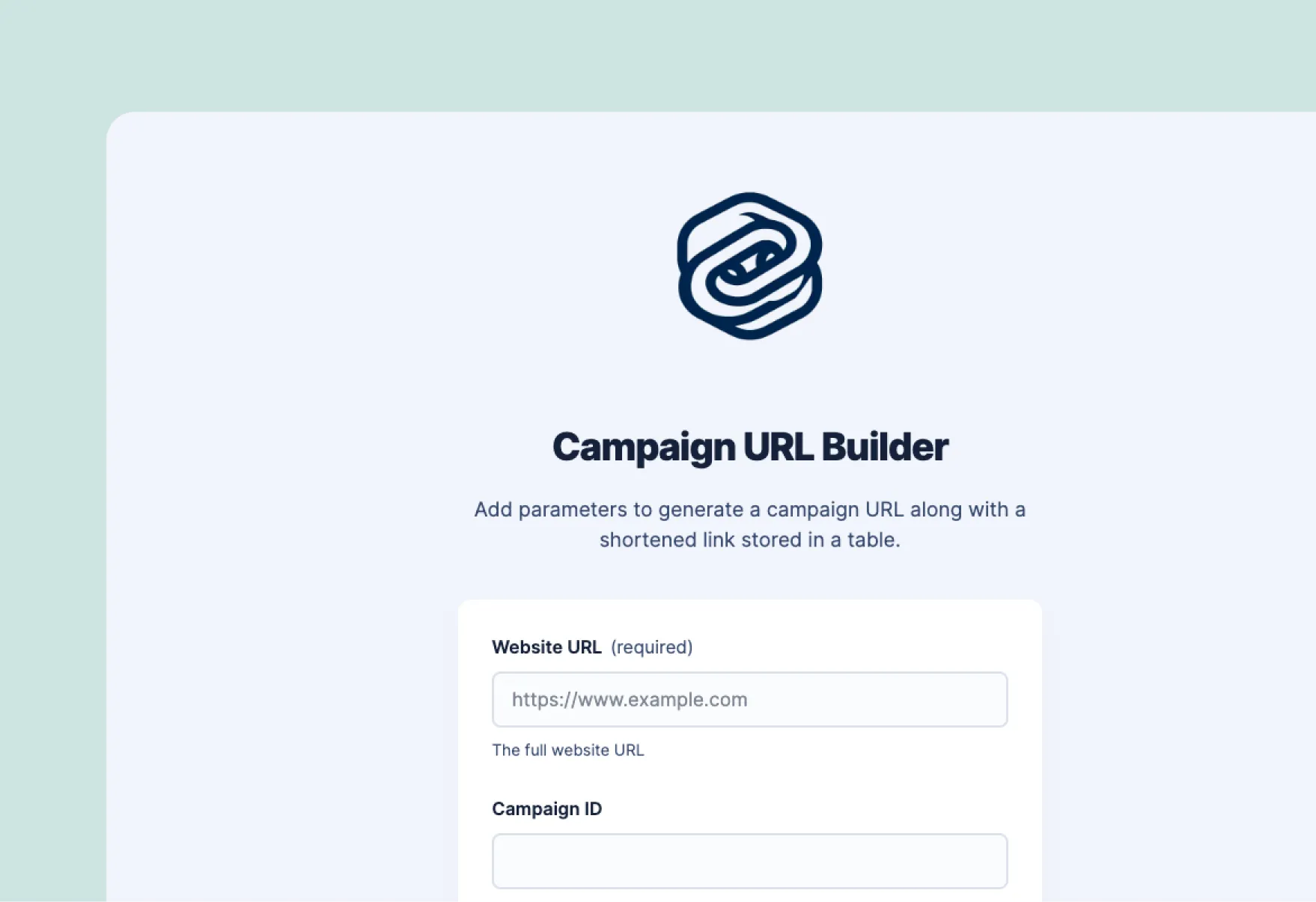 Vorschau-Bild des URL-Generators