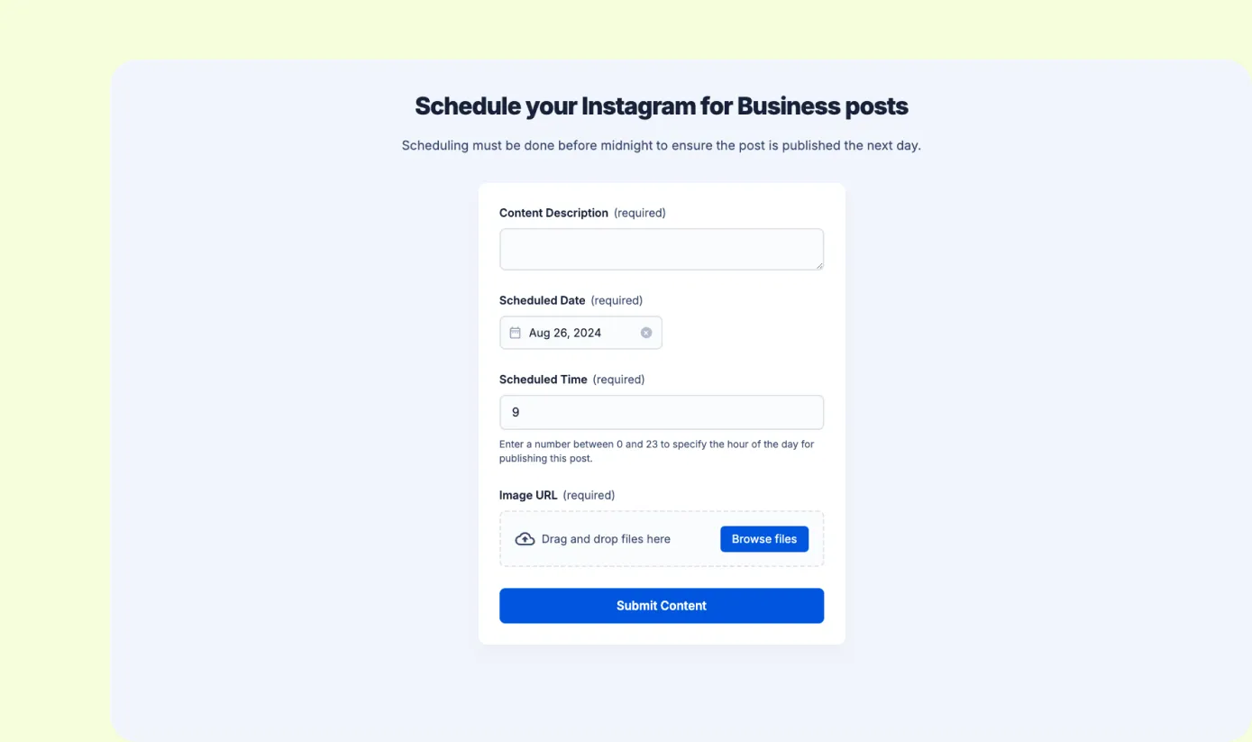 Instagram Content-Planer