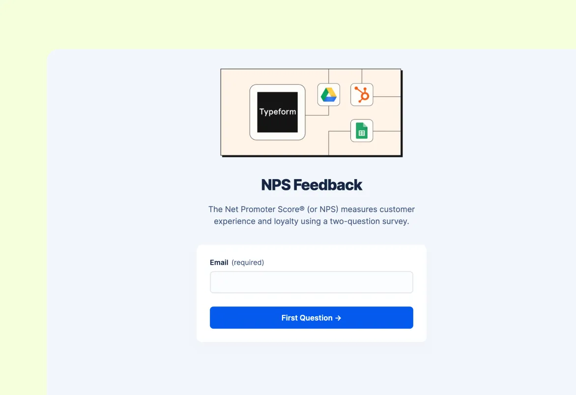 Net Promoter Score Vorschau