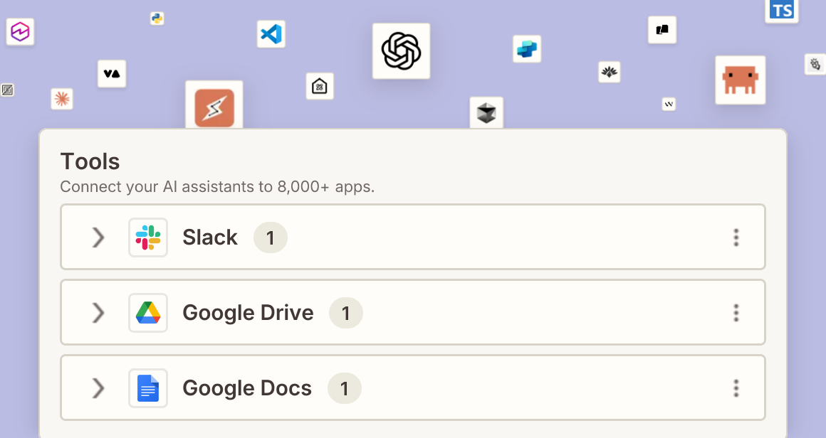 Erhalten Sie eine Projektstatusübersicht von Slack und Drive