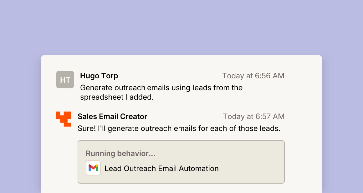 Sales Email Creator