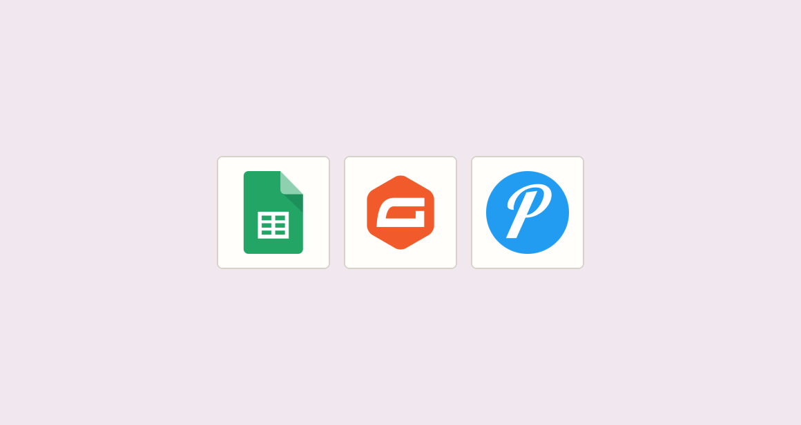 Add course signups to tracking sheet and notify staff
