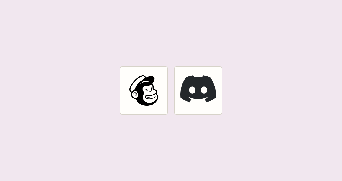 Add Discord member emails to Mailchimp list by status