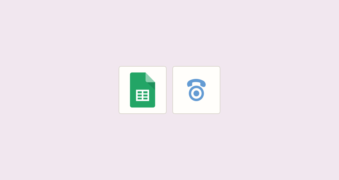 Add phone leads to sheet for sales reps before morning standup