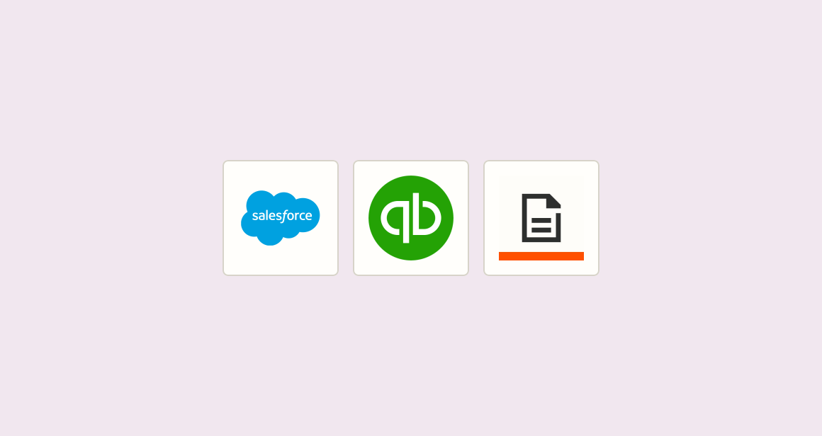 Create accounting invoices from CRM records for billing team same day