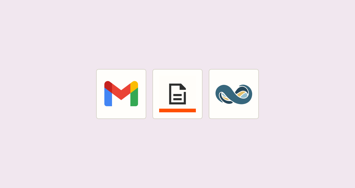 Create accounting tasks from export emails before billing run