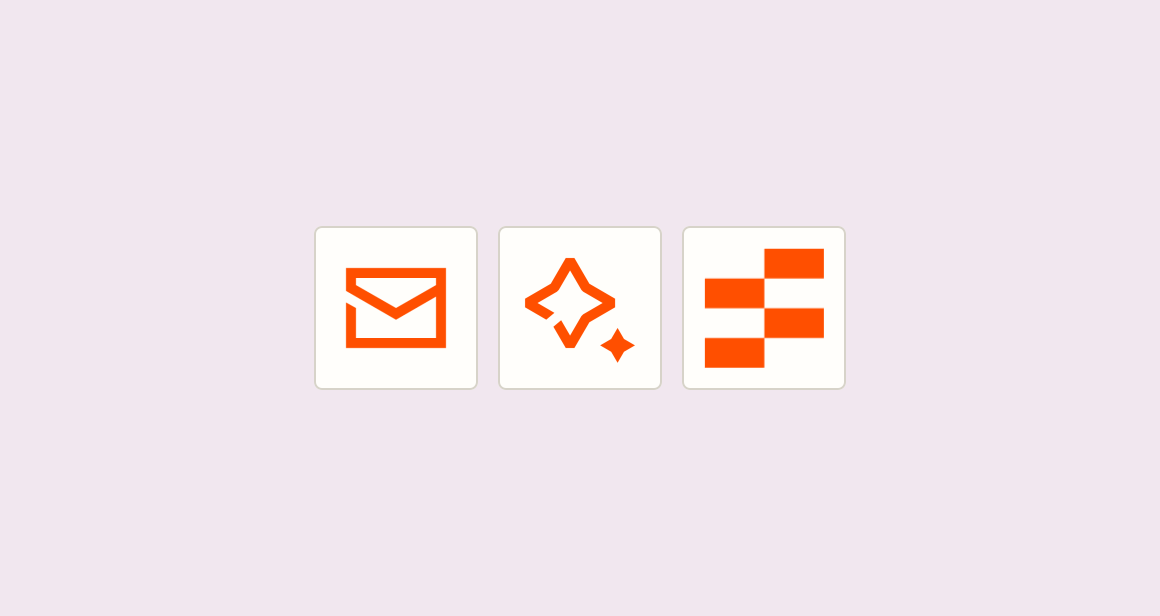 Create action item records from forwarded email threads