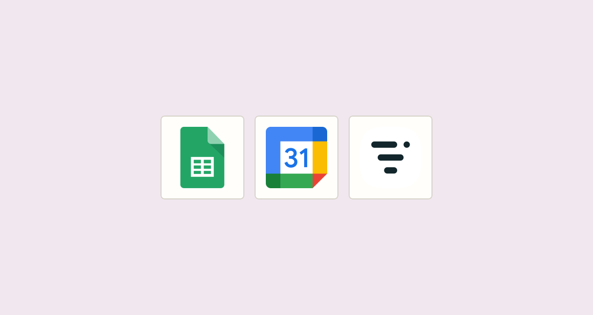 Create and schedule events from spreadsheet with marketing alerts