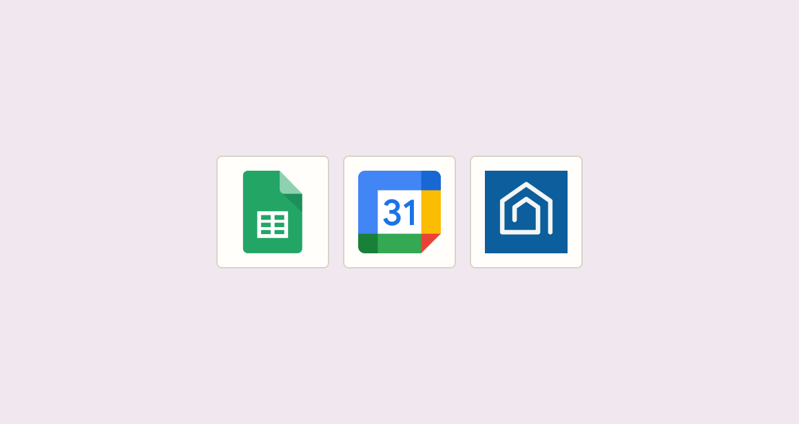 Create booking rows and calendar events for arrivals