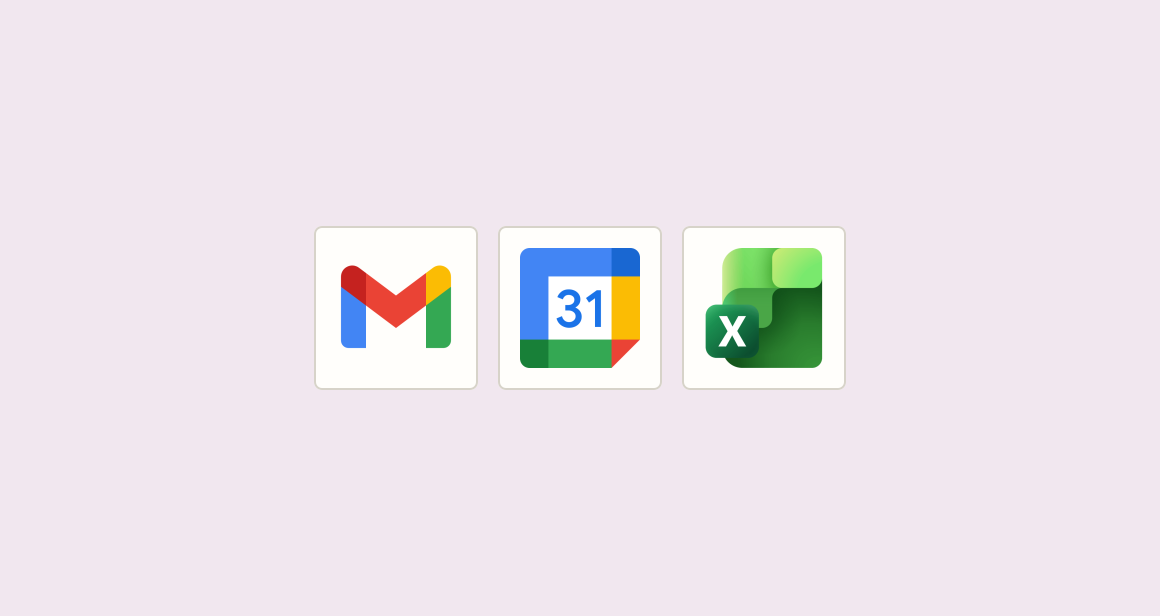 Create calendar events and log emails to central tables