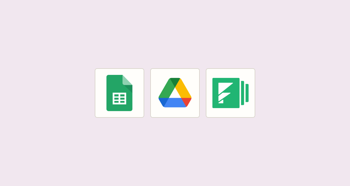 Create client folders and starter sheets from forms