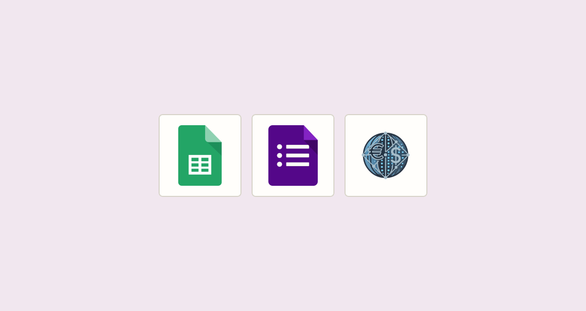 Create end-of-day sales report rows from form responses
