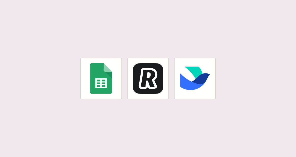 Create incoming top-up rows in your finance sheet