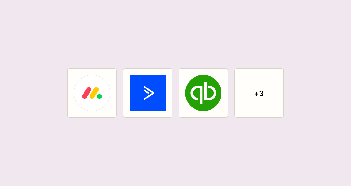 Create invoice, project, and CRM records on acceptance