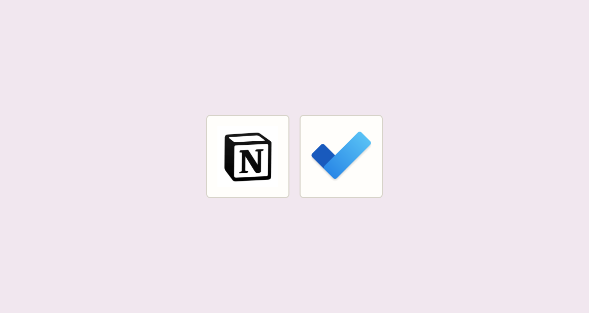 Create Notion task entries from new To Do tasks