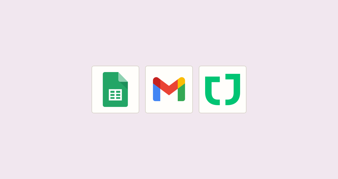 Create parsed email rows and notify your team
