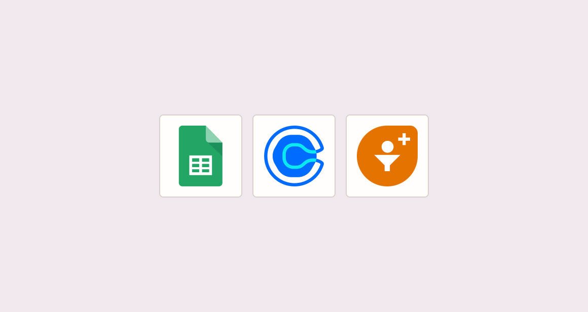 Create scheduled call rows in central tracking sheet