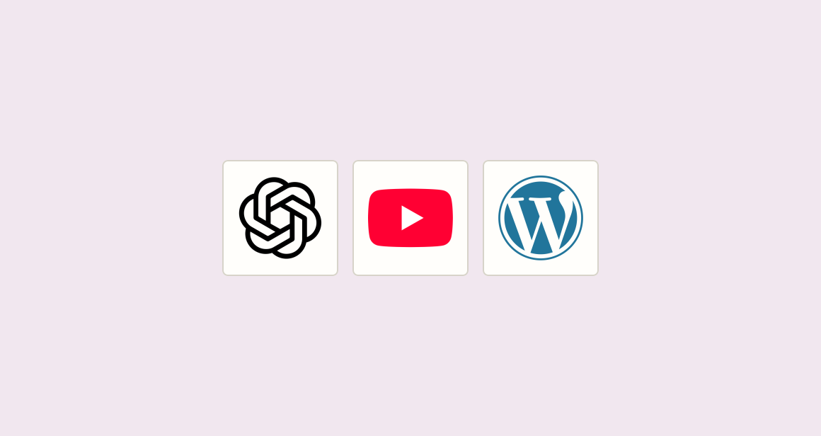 Create SEO blog drafts from new video posts