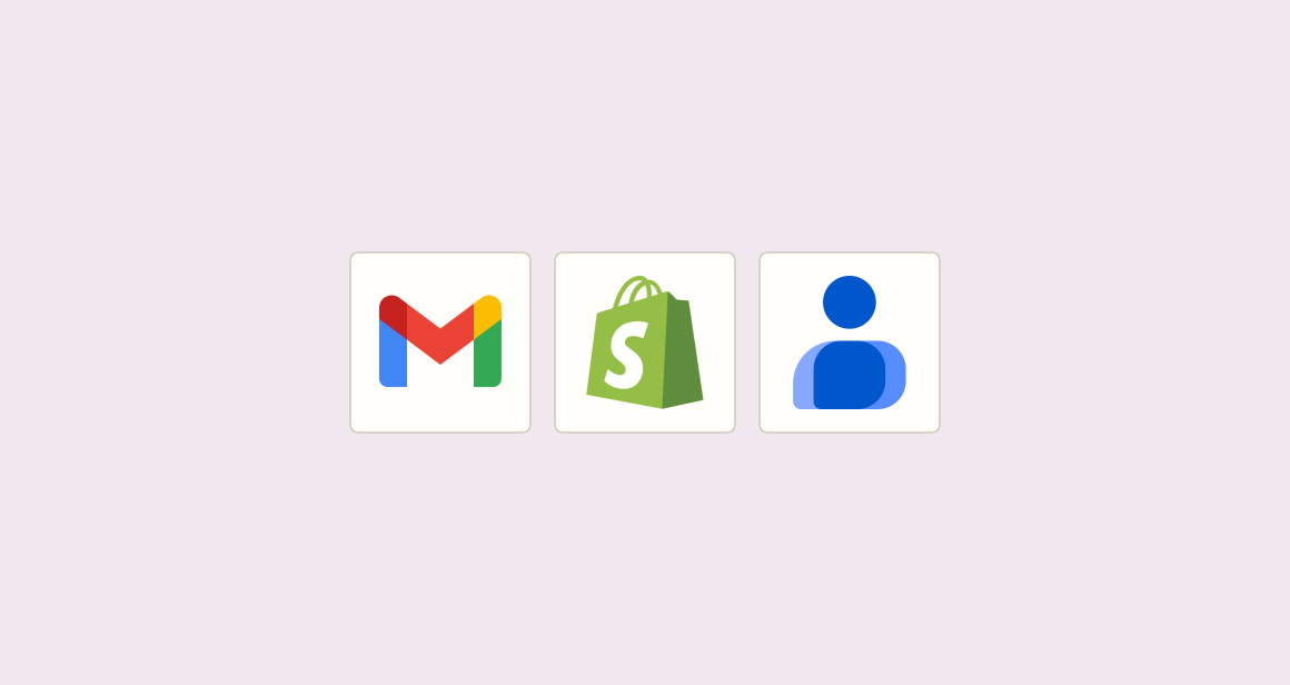 Create store customer records from inquiry emails for founder before launch