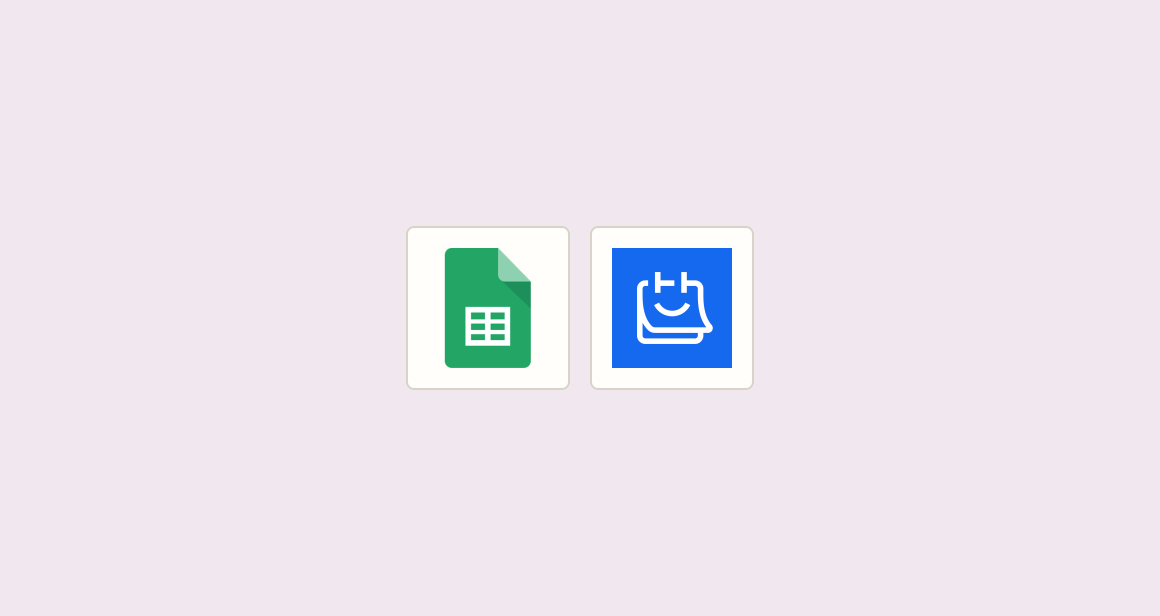 Create structured booking records in a shared spreadsheet