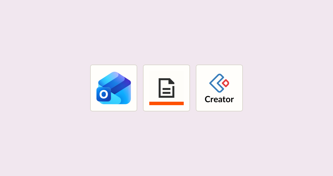 Create structured invoice records from email attachments for billing team