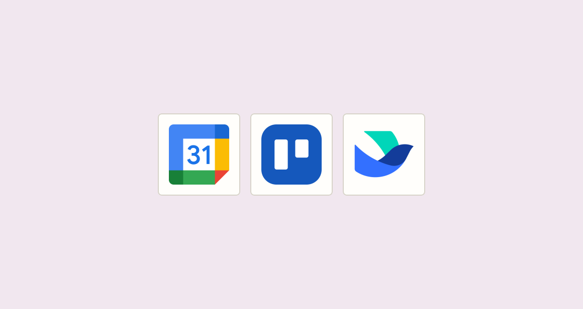 Create task card from new calendar events for queue