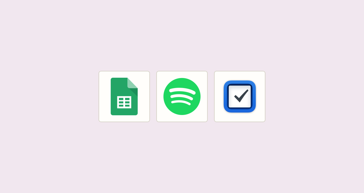 Create task items for music curators before playlist reviews