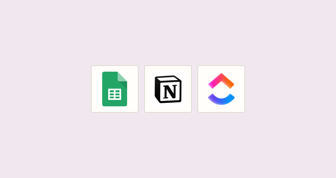 Create task items from sheet rows for project managers before standup