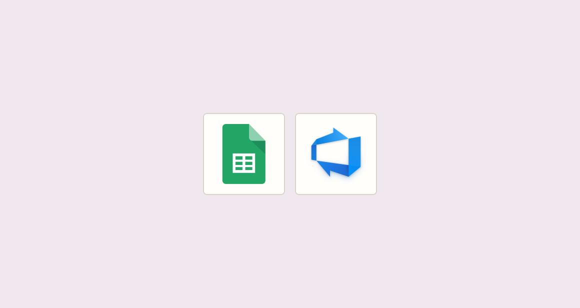 Create tracking row for new work items in sheet