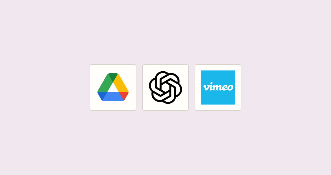 Create transcript and summary files from new videos