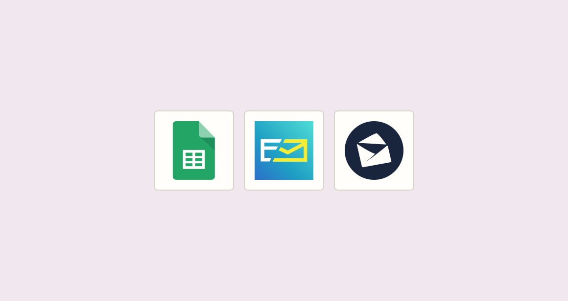 Create verified contact rows and status tags for outreach list