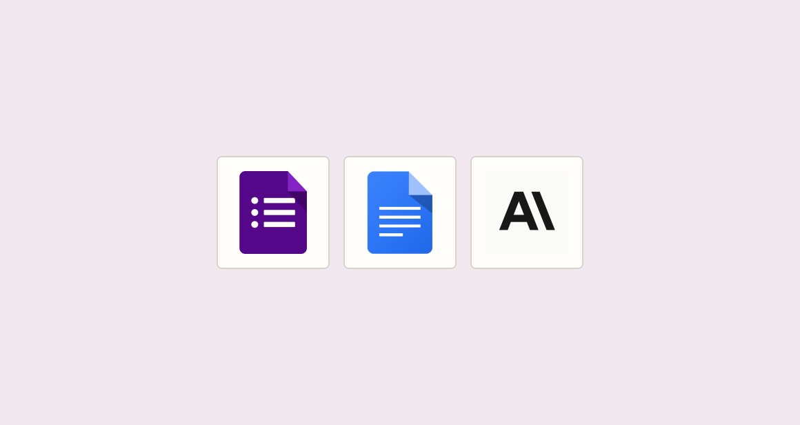 Generate ad script docs from intake form responses