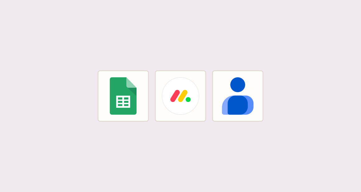 Keep project contact lists current from spreadsheet updates