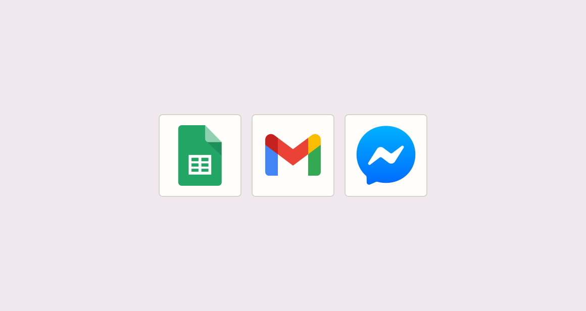 Log Messenger inquiries to sheet and email team