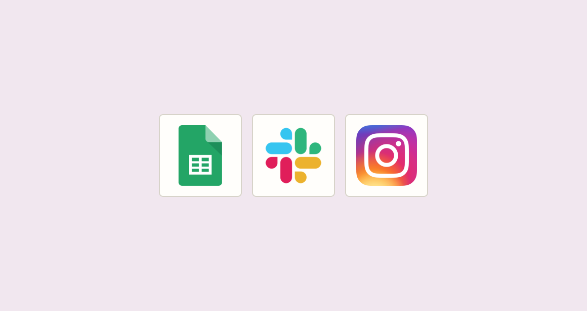 Log new Instagram posts to content register and Slack