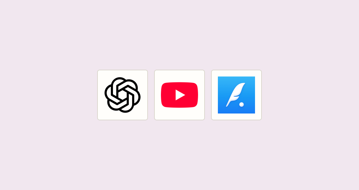 Publish crafted social posts for each new video upload