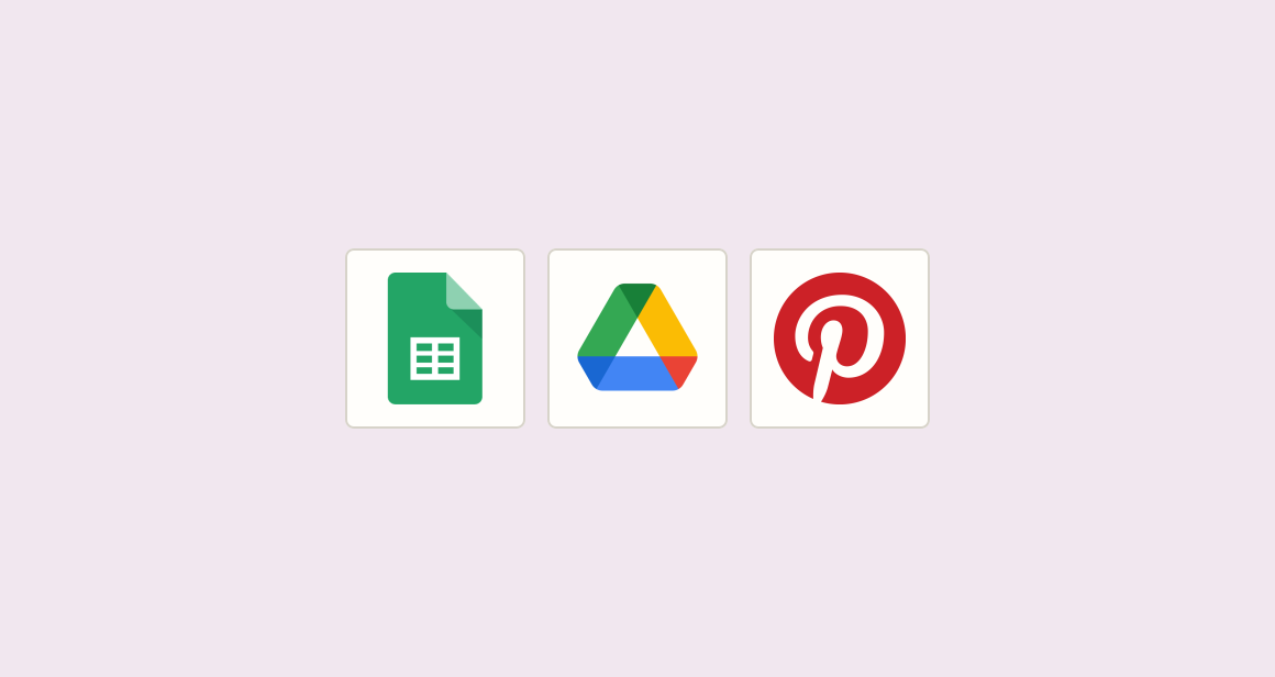Publish scheduled social pins from your content sheet