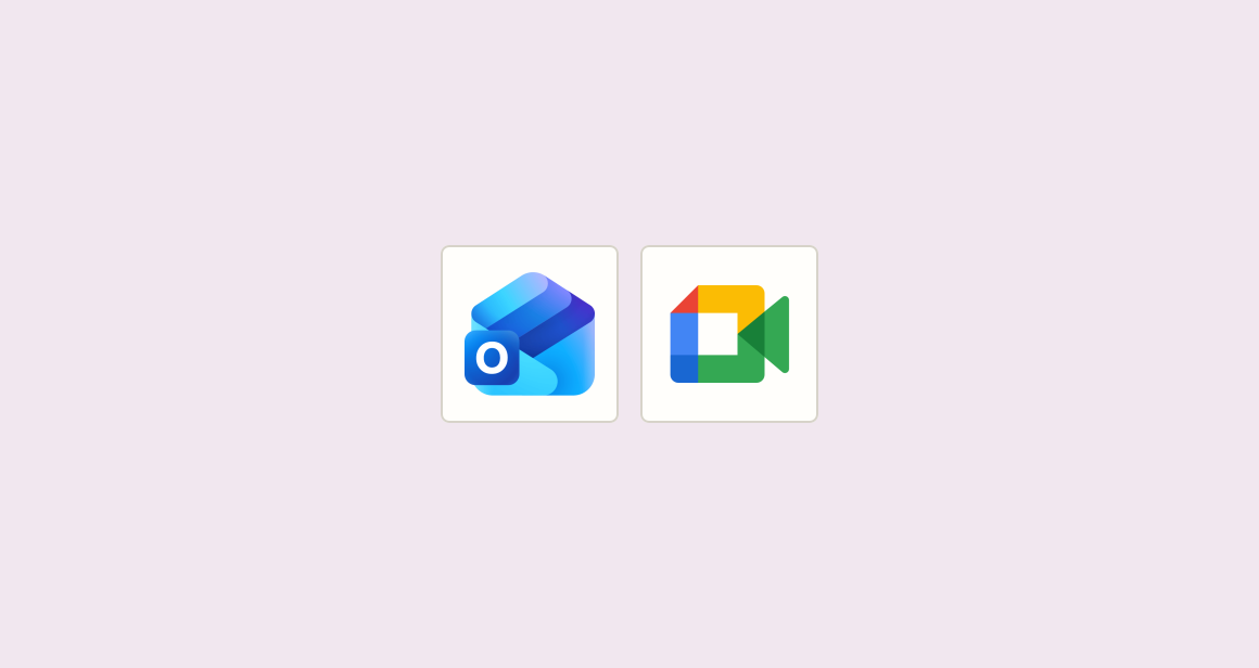 Schedule meeting links automatically from starting calendar events