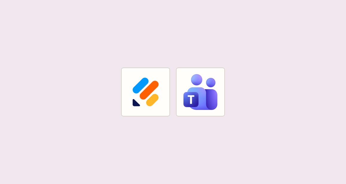 Send completed service ticket details to team channel