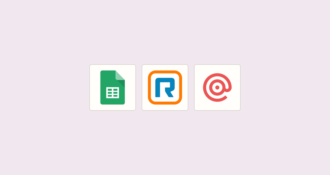 Send confirmation SMS and log social leads to spreadsheet