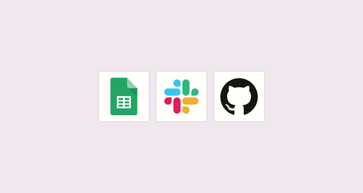 Send deployment notice and log commits to sheet
