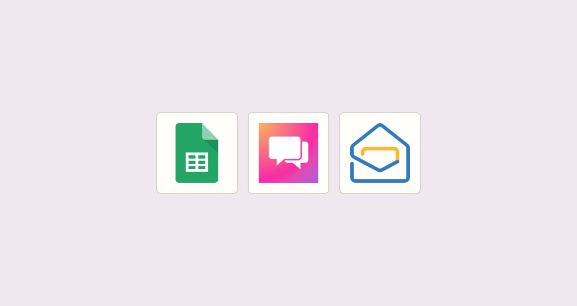 Send enquiry confirmations to prospects by SMS and email