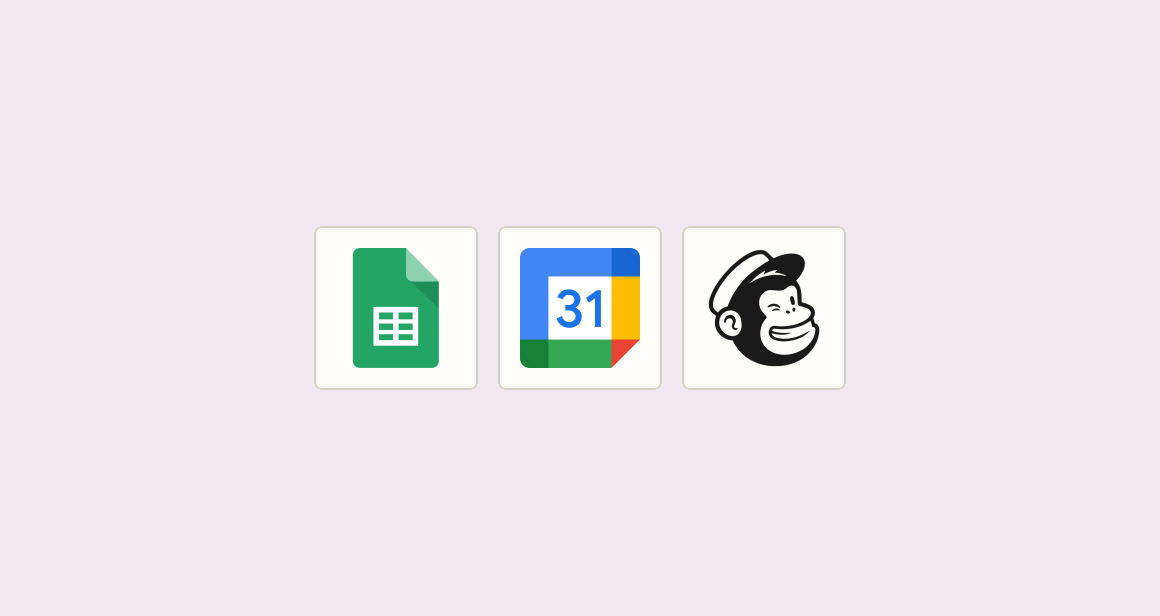 Send production update emails from sheet rows