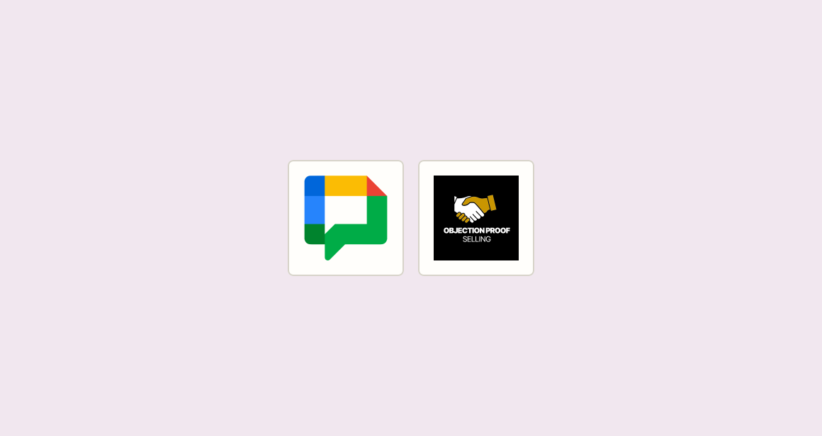 Send scored objection review messages to team chat