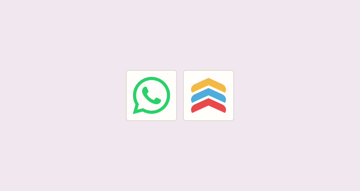 Send WhatsApp welcome message to incoming leads for agents