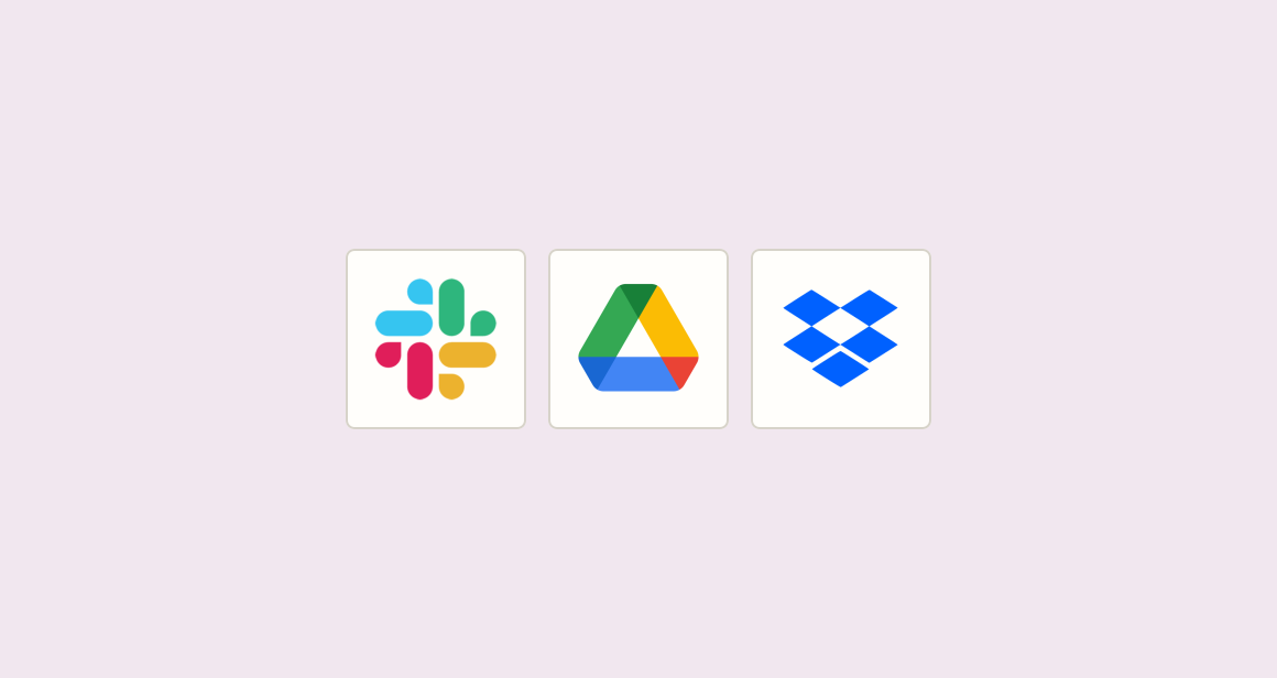 Upload new file to drive and notify team